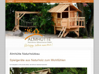 almhuette-naturholzbau.de Webseite Vorschau