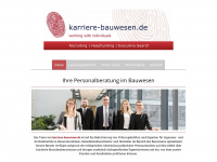 karriere-bauwesen.de Webseite Vorschau
