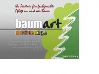 baumart-lenz.de Webseite Vorschau