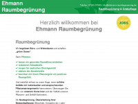 ehmann-raumbegruenung.de Webseite Vorschau
