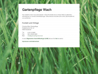 gartenpflege-wach.de Webseite Vorschau