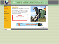 abbruch-technik.de Webseite Vorschau