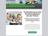 traumberuf-polizei.de Webseite Vorschau
