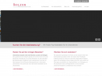solzer-personalberatung.de Webseite Vorschau