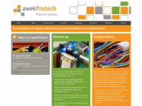 awek-protech.de Webseite Vorschau