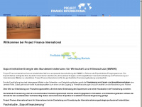 project-finance.de Webseite Vorschau
