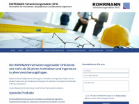 rohrmann-versicherungsmakler.de Webseite Vorschau