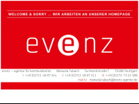 evenz-agentur.de Webseite Vorschau