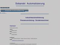 sobanski-automatisierung.de Webseite Vorschau