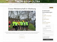 non-stop-ultra.de Webseite Vorschau