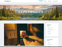 paperbasics.de Webseite Vorschau