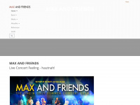 maxandfriends.de Webseite Vorschau