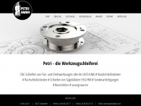 cnc-petri.de Webseite Vorschau