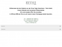tigler.de Webseite Vorschau