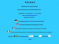 haipac.de Webseite Vorschau