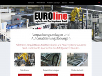 euroline-logistik.de Webseite Vorschau