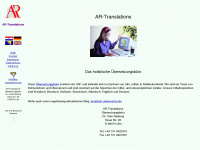 ar-translations.de Webseite Vorschau