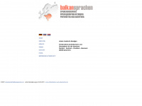 balkansprachen.de Webseite Vorschau