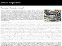 mode-design-berlin.de Webseite Vorschau