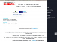 service-center-badeborn.de Webseite Vorschau