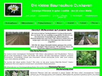 pflanzen-janzen.de Webseite Vorschau