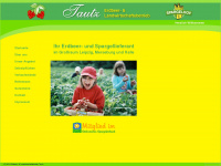 erdbeeren-tautz.de Webseite Vorschau