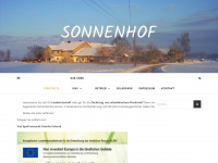 sonnenhofbauer.de Webseite Vorschau