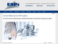 espi-logistics.de Webseite Vorschau