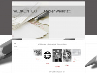 webkontext.de Webseite Vorschau