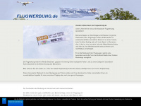 flugwerbung.de Webseite Vorschau