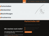 abf-werbemittel.de Webseite Vorschau