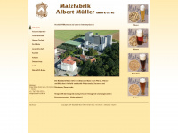 malzfabrik-mueller.de Webseite Vorschau