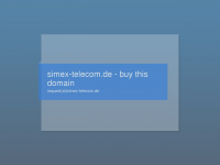 simex-telecom.de Webseite Vorschau