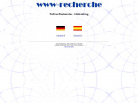 www-recherche.de Webseite Vorschau