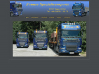 zauner-transporte.de Webseite Vorschau