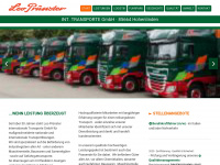 pruenster-transporte.de Webseite Vorschau