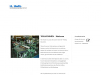 h-holle.de Webseite Vorschau