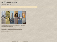 edition-sommer.de Webseite Vorschau