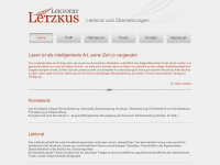 lektorat-letzkus.de Webseite Vorschau