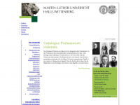 catalogus-professorum-halensis.de Webseite Vorschau