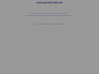 gerald-able.de Webseite Vorschau