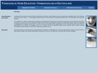 homeschooling-forschung.de Webseite Vorschau