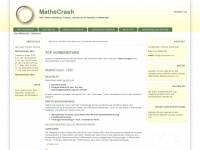 mathecrash.de Webseite Vorschau