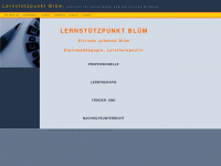 lernstuetzpunkt-bluem.de Webseite Vorschau
