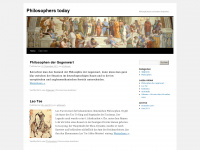 philosophers-today.de Webseite Vorschau