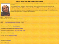 matthias-kaldenbach.de Webseite Vorschau
