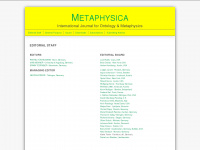 metaphysica.de Webseite Vorschau