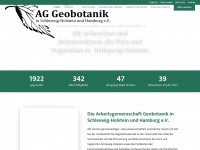 ag-geobotanik.de Webseite Vorschau