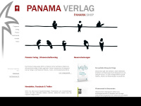 panama-verlag.de Webseite Vorschau