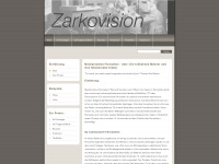 zarkovision.de Webseite Vorschau